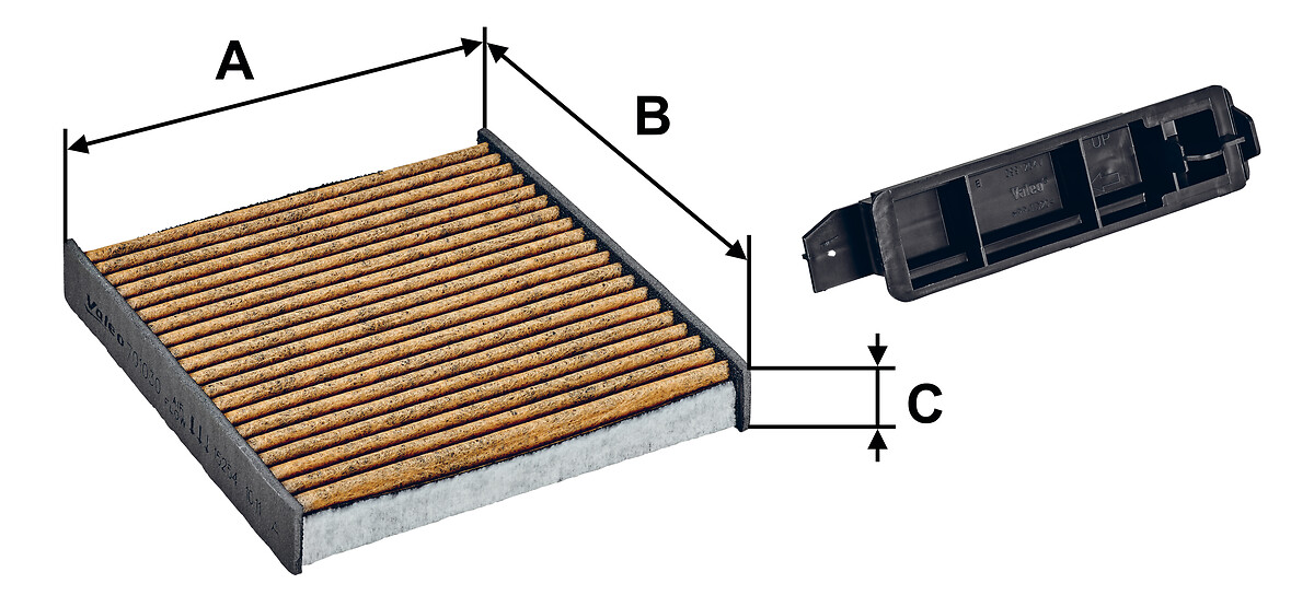Filtre d'habitacle (Filtre à pollen) VALEO ref. 701030